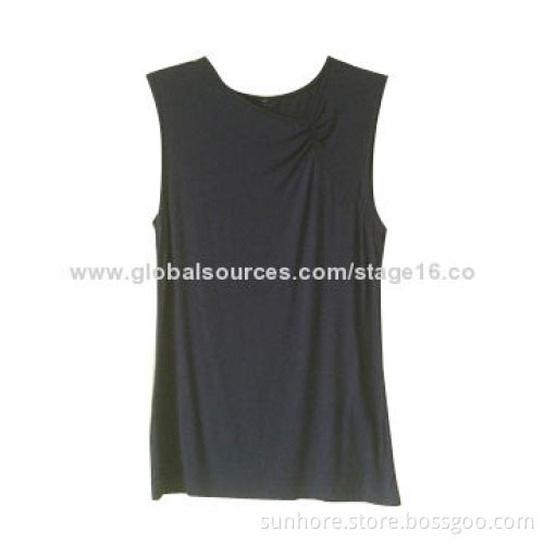 ladies' knitted round-neck printed T-shirtNew